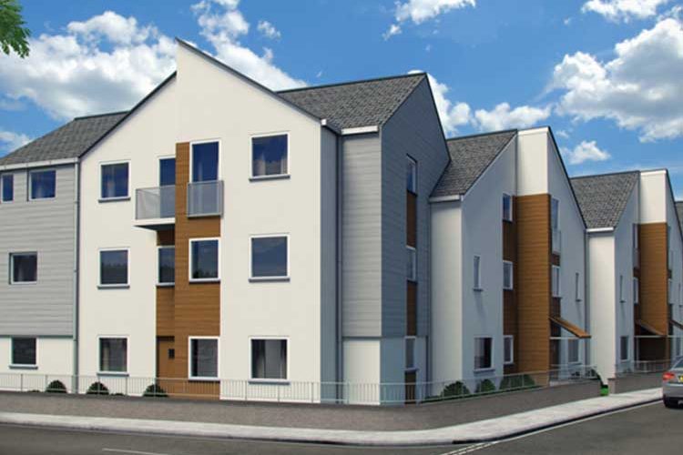 New build affordable housing in Falmouth - Residential Architects in Cornwall, Truro