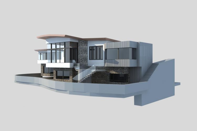 Red Cove in Cornwall, modern home model - Residential Architects in Cornwall, Truro