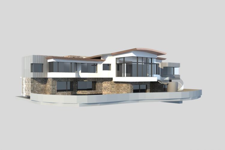 Red Cove in Cornwall, modern home model - Residential Architects in Cornwall, Truro