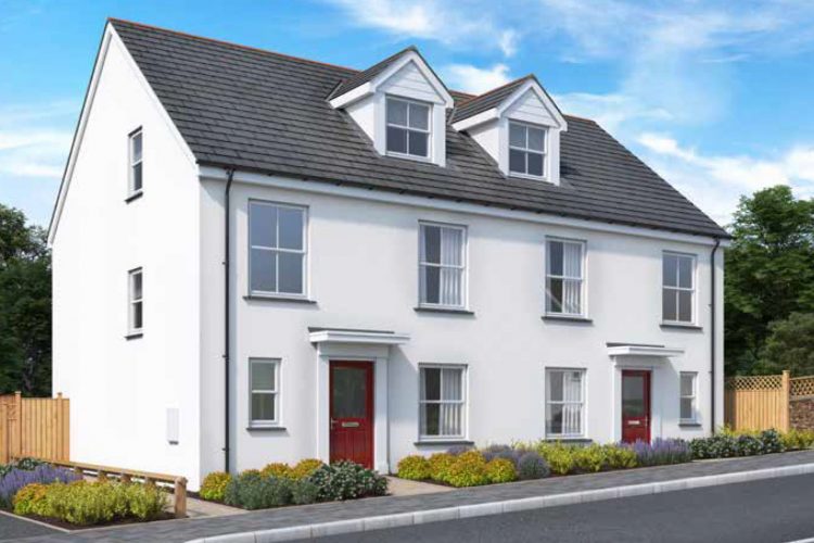 Large home on St Agnes housing development - Residential Architects in Cornwall, Truro