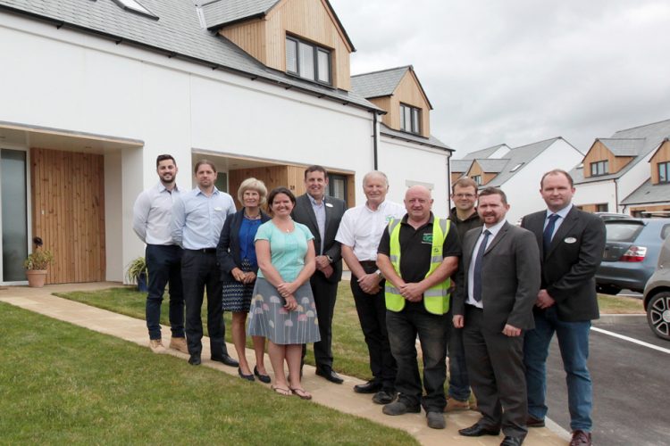 Representatives at Porthtowan housing development in Cornwall - Residential Architects in Cornwall, Truro